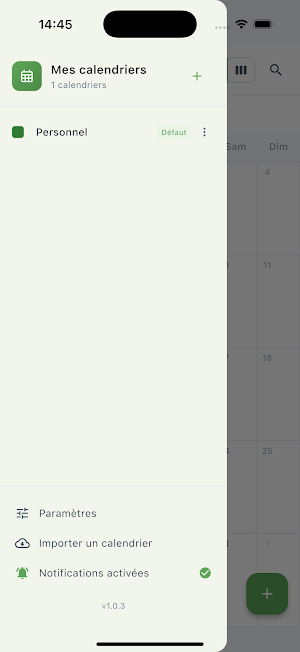 Ecomail Calendrier Screenshot 3