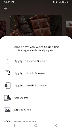 Chocolate Wallpapers HD Screenshot 2