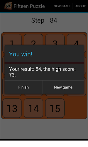 Fifteen Puzzle Screenshot 2