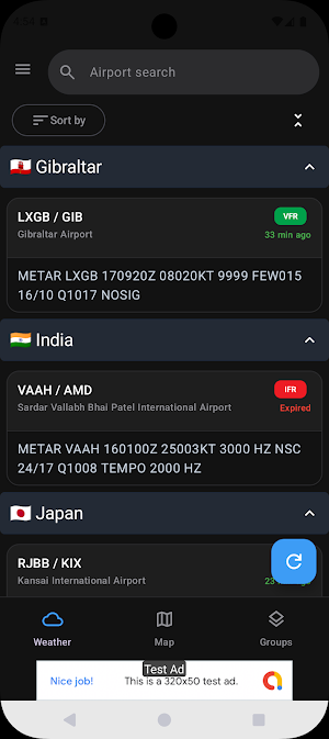 Aviatool (METAR, TAF) Screenshot 0