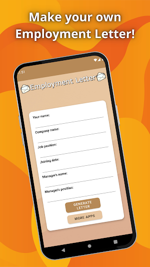 Employment Letter - Generator Screenshot 0
