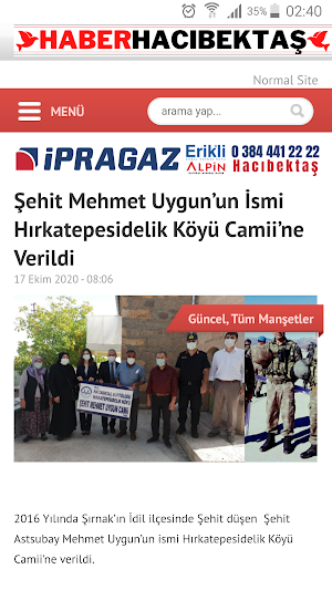 Haber Hacıbektaş Screenshot 1