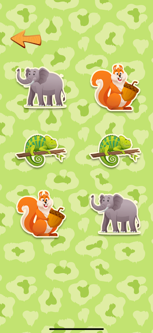 Match Wild Animals Kids Puzzle Screenshot 2