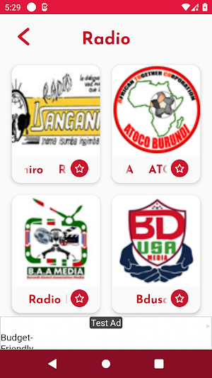 TV Radios Burundi Screenshot 2