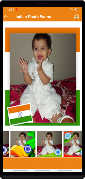 Indian Flag Photo Frames 2023 Screenshot 0