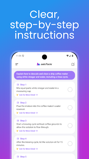 autoTaskr: AI Task Checklist Screenshot 1