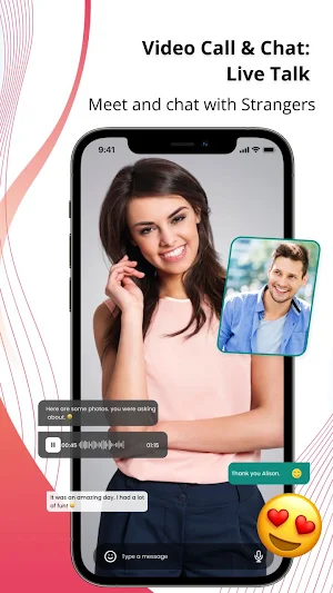 Video call and chat -Live talk Screenshot 2
