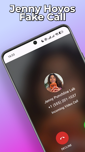 Jenny Hoyos Fake Call & Chat Screenshot 0