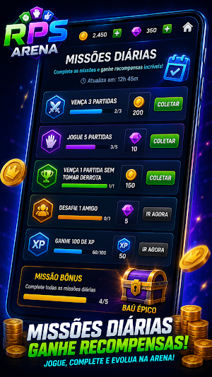 RPS: Pedra, Papel e Tesoura Screenshot 1