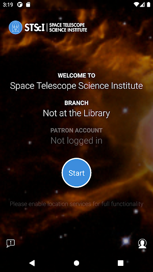 STScI Library Self-Checkout Screenshot 0