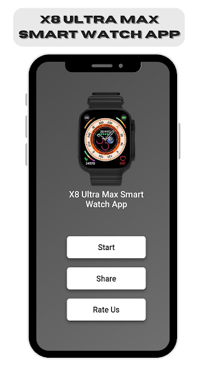 X8 Ultra Smart Watch App Screenshot 1