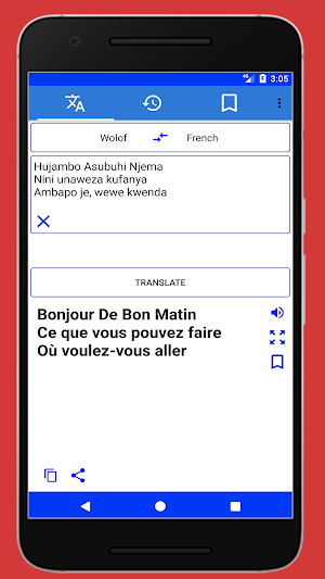 Traduction Francais Wolof Screenshot 0
