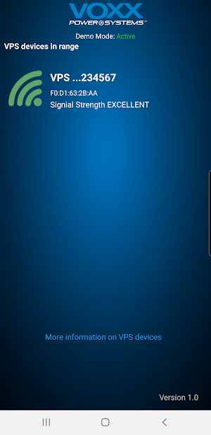 VOXX Power Systems Screenshot 1