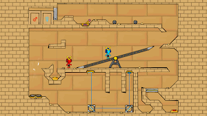 Stickman vs Fire and Water screenshot 4