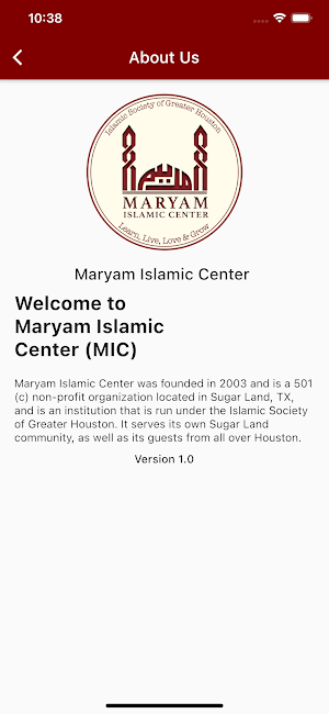 Maryam Masjid Screenshot 2