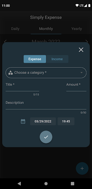 Simply Expense Screenshot 1