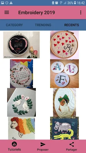 Broderie 2020 - Embroidery 2020 FREE & NEW Designs Screenshot 2