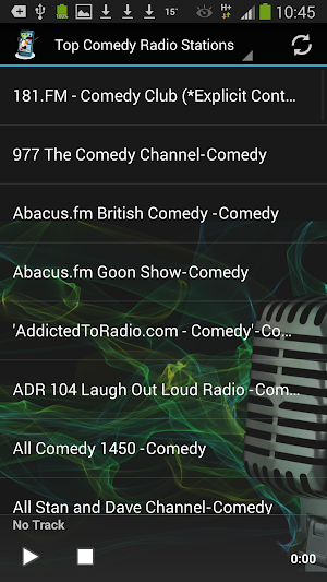Comedy Radio Stations Screenshot 0