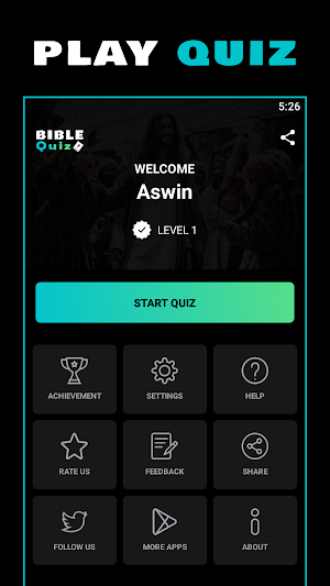 BIBLE Quiz - Play & Learn Screenshot 0