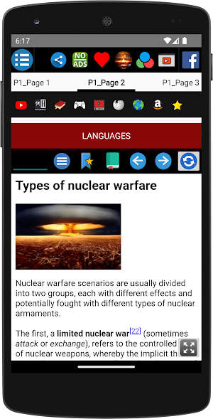 Nuclear warfare - History Screenshot 2