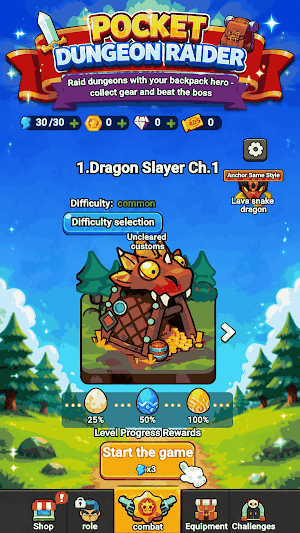 Pocket Dungeon Raider Screenshot 0