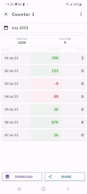 myCounter - Number Counter Screenshot 2