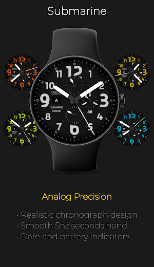 Submarine: Analog Tool Watch Screenshot 0