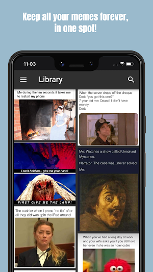 Meme Library Screenshot 0