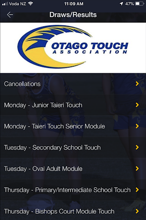 Otago Touch Screenshot 2
