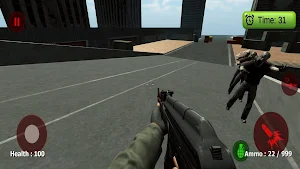 Zombie Shooting Border Zone Screenshot 2