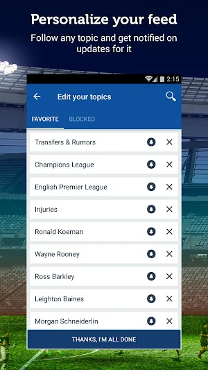 Sportfusion - Everton Edition Screenshot 1