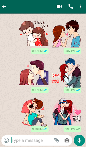 Love Story stickers for WhatsApp Screenshot 1