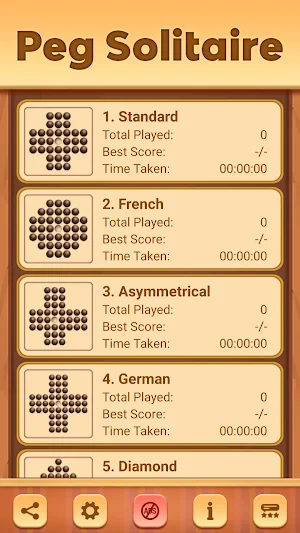 Peg Solitaire Screenshot 1