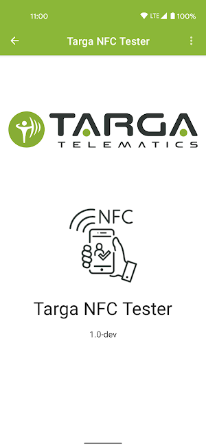 Targa NFC Tester Screenshot 0