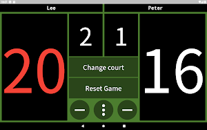 Badminton Scoreboard Screenshot 2