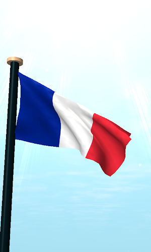 Mayotte Flag 3D Live Wallpaper Screenshot 1