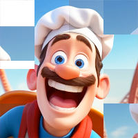 Sliding Puzzle: Chef Cook