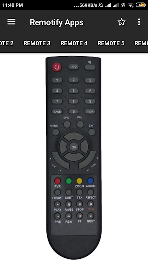 Den Remote Control (7 in 1) Screenshot 3