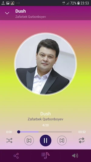 Zafarbek Qurbonboyev qo'shiqlari Screenshot 3