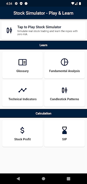 Stock simulator : Play & Learn Screenshot 0