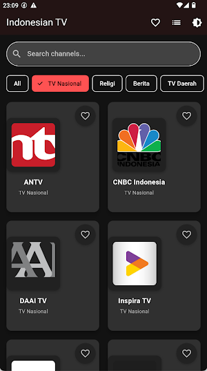 TV Indonesia Terlengkap Live Screenshot 0