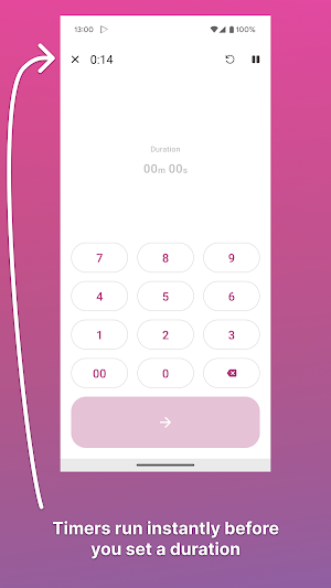 Instant Timer: Kitchen Timers Screenshot 1