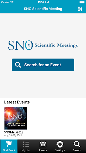 SNO Scientific Meetings Screenshot 0