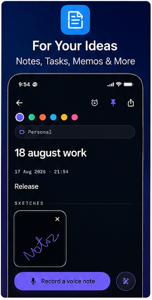 Notiz – Text & Voice Notes Screenshot 2