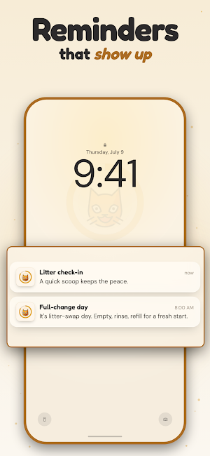 CatLitter: Litter Box Reminder Screenshot 1