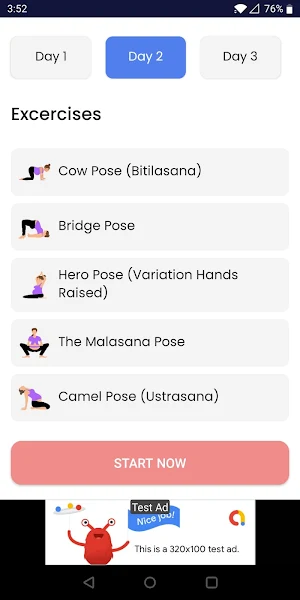 5 Min Pregnancy Yoga Workout Screenshot 1