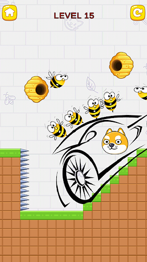 Save the dog: Bee game 3D Screenshot 2
