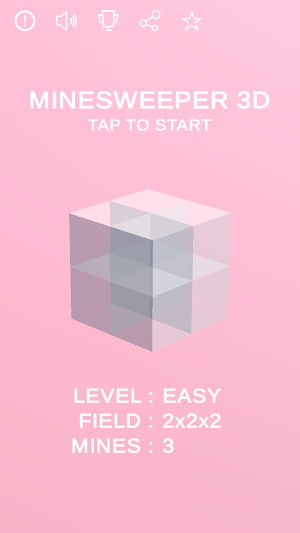 3D MINESWEEPER -CUBE-【FREE CUBIC PUZZLE】 Screenshot 1