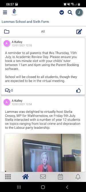 The Lammas School App Screenshot 2
