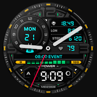MD296B Analog watch face